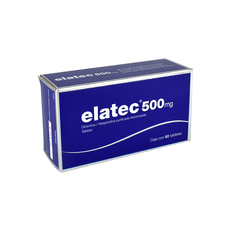 Elatec 500 Mg Caja 60 Tabletas - Farmacia Prixz